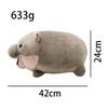 Moo Deng  Hippo Plush Toy Cute Baby Hippopotamus Plushie Doll Kawaii Soft Stuffed Pillow Doll For Children Birthday Gift