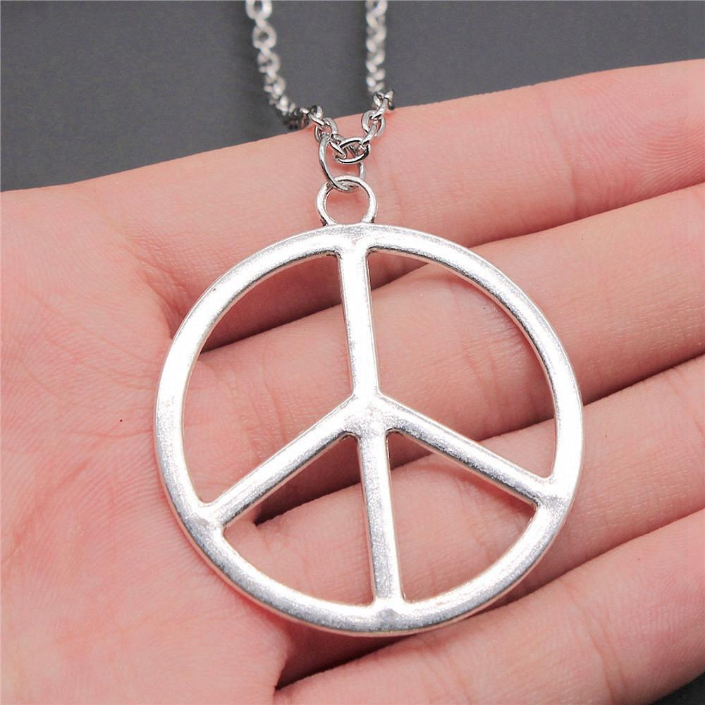 Любовь Сердце Мир 45 см или 70 см Длинная Цепочка Ожерелье Женские Украшения Юбилей Новые Находки и Компоненты