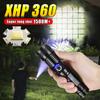 2024 XHP360 LED Ultra Powerful Flashlight 18650&26650 USb Rechargeable High Power Tactical Flashlights IPX6 Waterproof Lantern