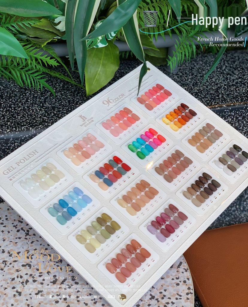 Набор гель-лаков Baby Jona 96 цветов - Полупрозрачный и отбеливающий полупрозрачный гель для ногтей