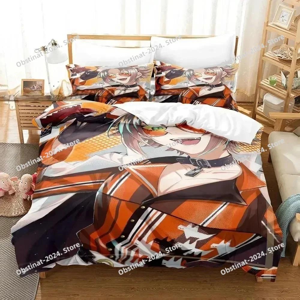 Mysta Rias Bedding Set Single Twin Bedding Set Printed With Pillowcase Bed Duvet Cover Soft Single Double Queen Super King Size