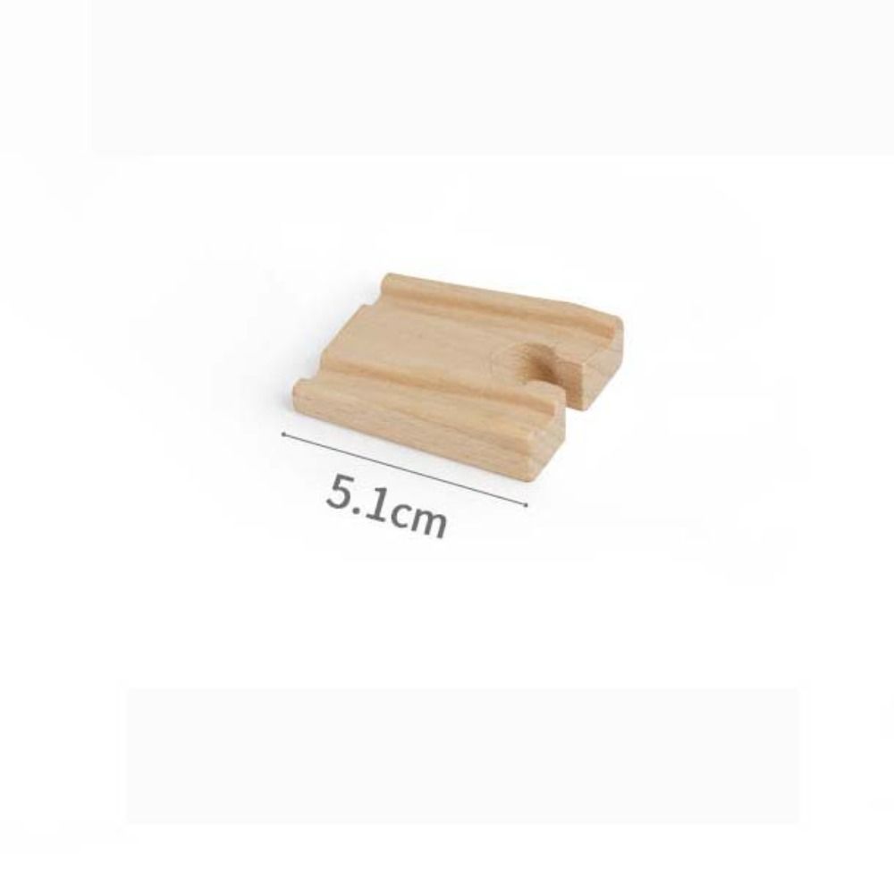 Children Wooden Track Accessories Train Track Toys Track Connector Toys Wooden Track Railway Toys