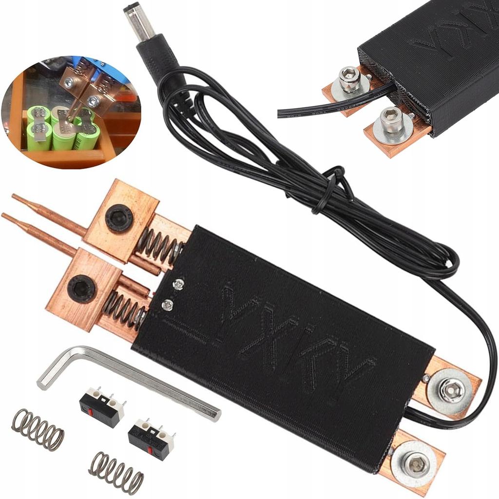 Rosfix Zestaw do Zgrzewarki Punktowej Ogniw Sunkko 18650 – Uchwyt i Folia Termokurczliwa | Ergonomiczny Design | Wysoka Jakość Materiałów