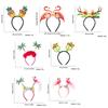 Tropical Summer Headwear Luau Palm Antler Headband Party Costume Stall Pedlar Supply for Picnic Pool Parties