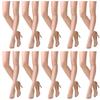 Bulk 10 Made In Large Sizes M L LL XL Reinforced Cross FM10P Nude [M&M Socks] Stockings, Pantyhose, Purchase, Pairs, Japan, 3L, Antibacterial,