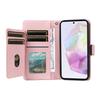 For Samsung Galaxy A36 5G Case with Multi-Card Holder and Strap PU Leather Phone Cover Stand