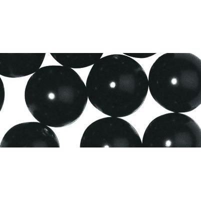 RAYHER 85 Perles en Verre Renaissance Noir