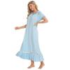 Pajamas for Women Short Sleeve Night Sleep Dress Comfy Loose Casual Lounge Wear Spring Summer Autumn Nightgowns