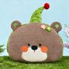 Stuffed Spring Cushion Plush Dove of Peace Plush Toy Green Tree & Glass Cushion Birthday Hat Brown Colour Bear Pillow Home Decor