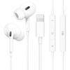 Проводные наушники, сертифицированные MFi, для iPhone, Настоящее Hi-Fi качество звука, Громкая связь, Без задержек, Микрофон в комплекте.