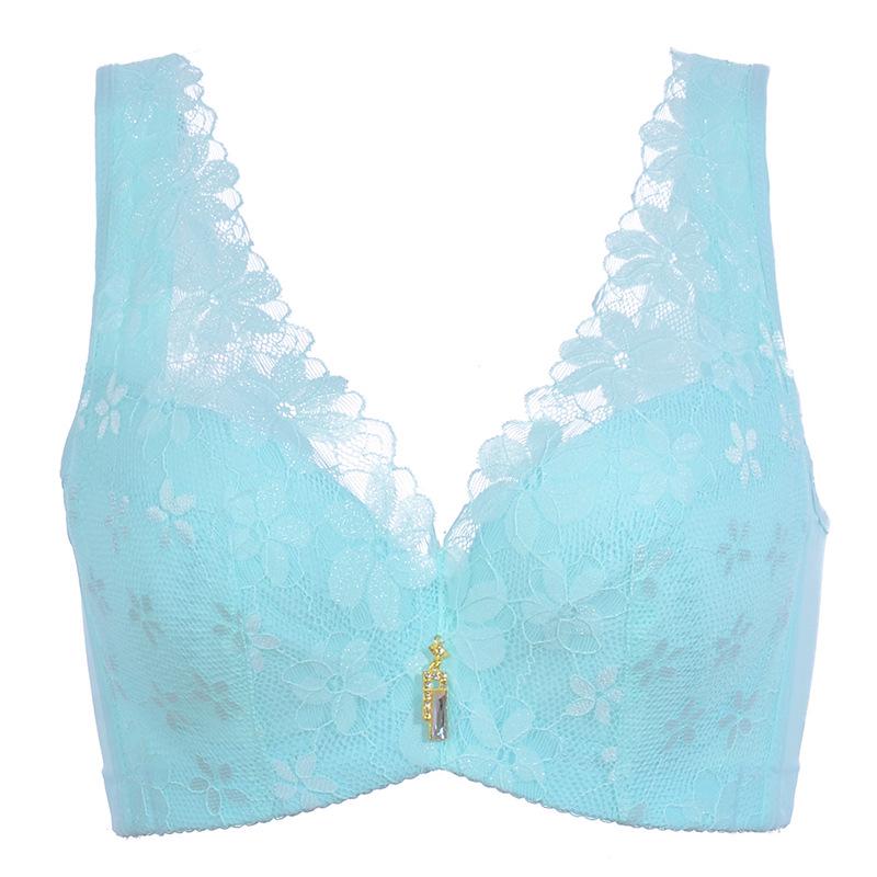 Женский ультра тонкий бюстгальтер-минимайзер большого размера без подкладки на косточках, сексуальное кружевное белье