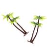 Mini Coconut Tree Plastic Green Water Plants Aquarium Fish Tank Plants