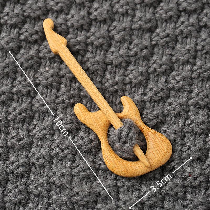 Новая деревянная брошь-булавка с рисунком животного - уникальный подарок