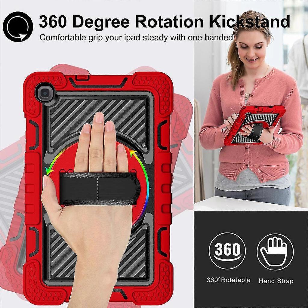 Cover case Color Shock Case For Samsung Tab 8.4 PcsInch With Shoulder Strap, Hand Strap, Adjustable Stand, Shockpro Kid Friendly Cover