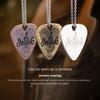 Треугольный медиатор Collares Подвеска Gestures Metal Гитарный медиатор Гитарное ожерелье Медиатор Укулеле