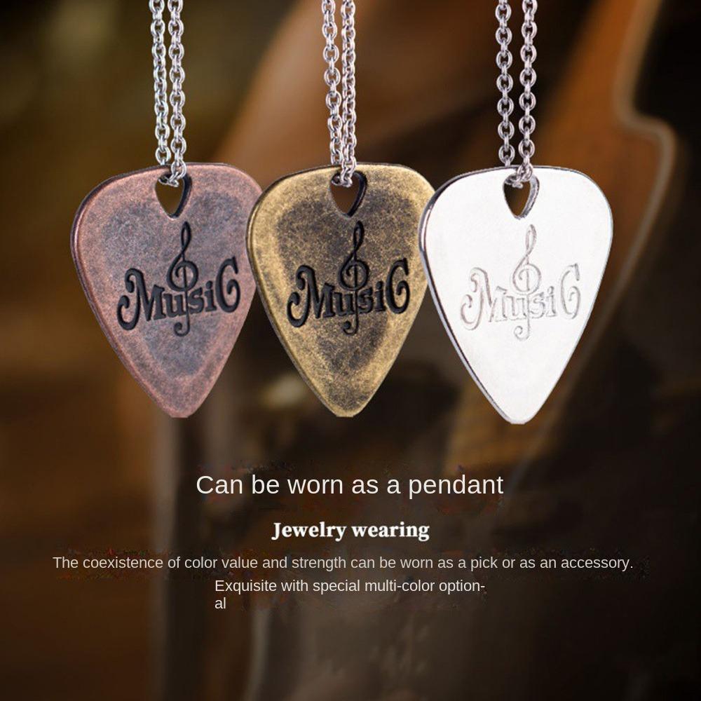 Треугольный медиатор Collares Подвеска Gestures Metal Гитарный медиатор Гитарное ожерелье Медиатор Укулеле