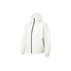 Li Ning Solid Color Hooded Sports Windbreaker Women Outerwear Feather-White AFDT850-2