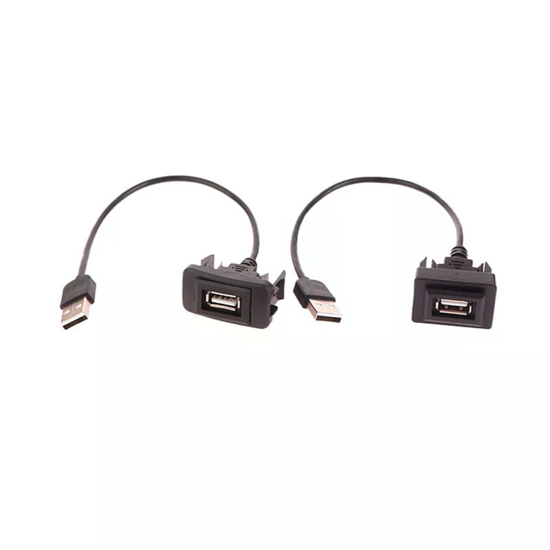 Автомобильная приборная панель, встроенное USB-панельное удлинительное кабельное гнездо-адаптер Для Vigo RAV4 Vios Levin