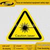 Ultraviolet Laser Radiation Warning Triangle Sticker