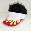 Fashion American flag simulation wig baseball cap European and American street personality wide brim cap batch