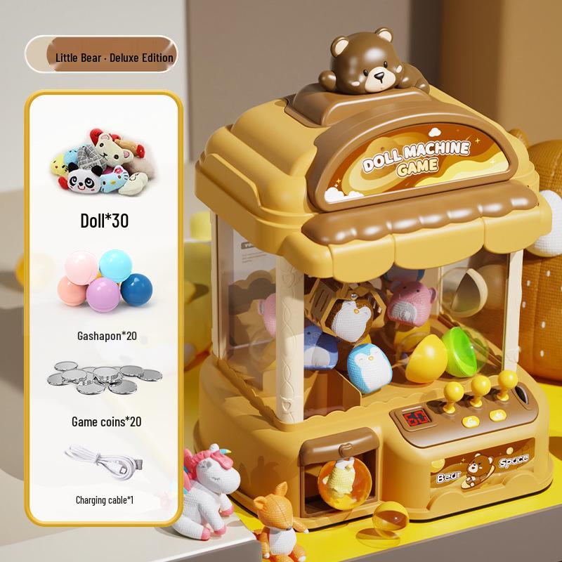 2025 Большой игровой автомат с клешней на монетах для детей - Идеальный подарок на день рождения для мальчиков и девочек