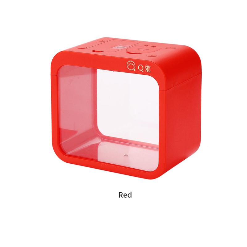 Горячий! 5 цветов коробка для рыбы со светом креативный съемный мини-футляр аксессуары для аквариума