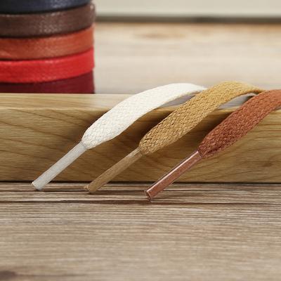 Новые плоские вощеные хлопковые шнурки для обуви унисекс ботинки повседневные кроссовки шнурки кожаные шнурки ботинки водонепроницаемые для шнурков