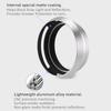 Haoge LH-X53W Lens Hood with Adapter Ring Cap, for Fujifilm Fuji FinePix X70 X100 X100S X100T X100F X100V Cameras, Silver