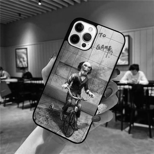 Saw Horror Moive Phone Case Back Cover for iPhone 17 Air 16 15 14 13 11 12 Pro Max Plus Shell Coque