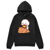 Funny Bubu and Dudu Brownie Bear Couple Hoodie Girl Kawaii Cute Print Sweatshirt Women Clothes Casual Winter Autumn Hoody