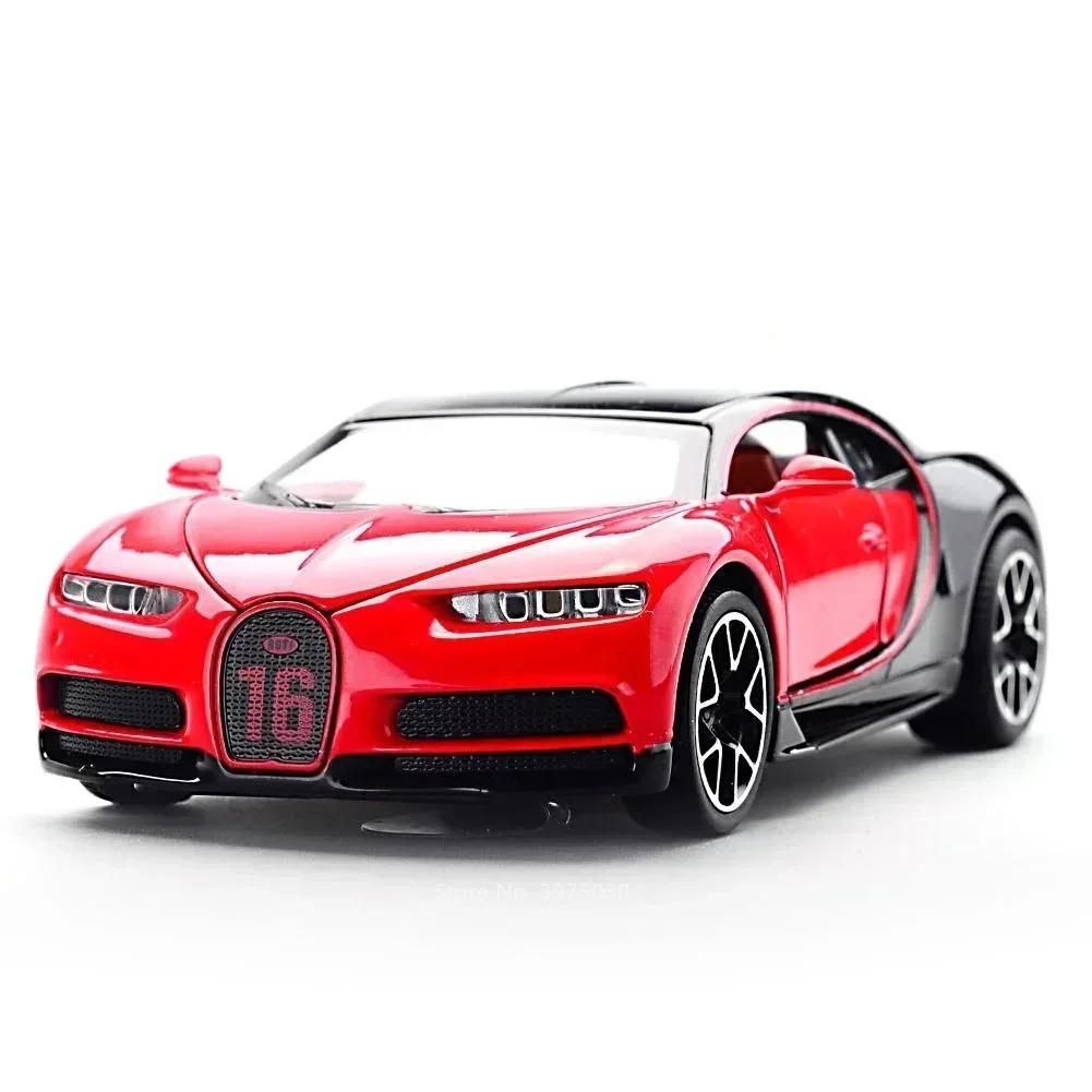 1:Масштаб 32 Автомобили Divo Chiron из сплава Миниатюрные модели Игрушка Металл Литье под давлением Оттяжной Механизм Симуляция Транспортных Средств Модели Игрушки Подарки для Друзей