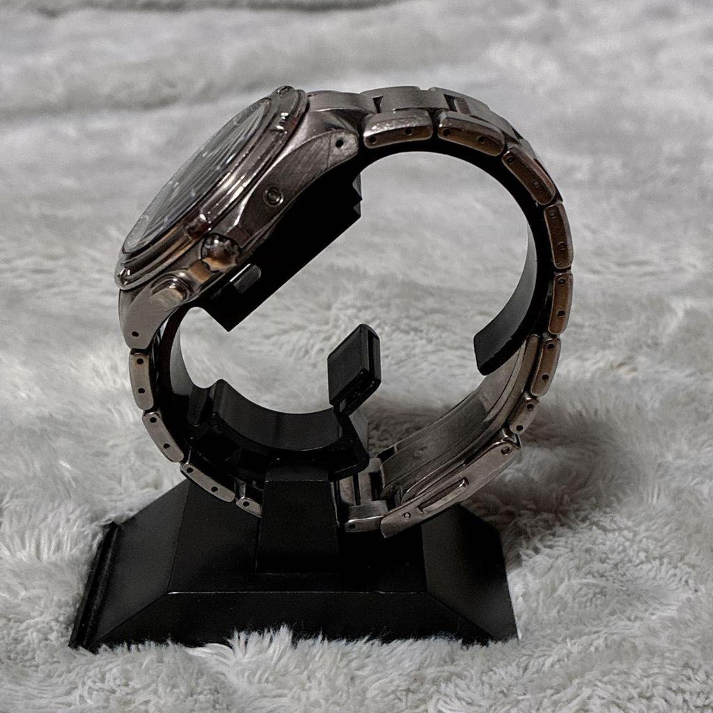 Б/У CITIZEN Citizen ATTESA H410 Титановые Радио-часы Eco Drive Duratect Водонепроницаемые Мужские Рабочий элемент