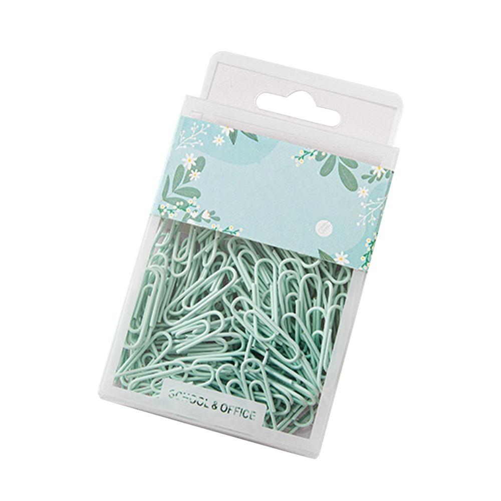 70 Pcs Pink/ Purple/ Green Small Paper Clips Vibrant Color Metal Paper Clips  Document Binding