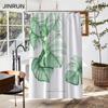 Bathroom Thickened Waterproof Curtain Mildew Proof Shower Curtain Shower Partition Curtain Shower Curtain Bathroom Curtain Free Perforation