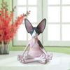Meditation Yoga Happy Cat Whimsical Buddha Sphinx Cat Statue Art Deco Sculpture Outdoor Garden Statue 3D Home Decor