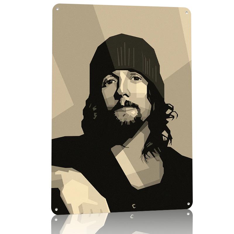 Jason Mraz Bw Tinplate Poster Customized Wall Art Retro Vintage Metal Signs for Fans Gaming Room Decoration Cozy Wand Deko House