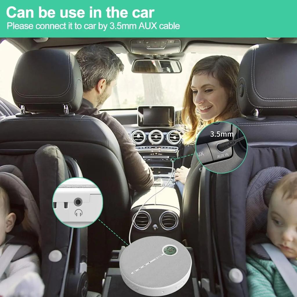 Portable Bluetooth CD Player Built-in Speaker Stereo, Personal Walkman MP3 Players Student Education Learning Repeating Machine