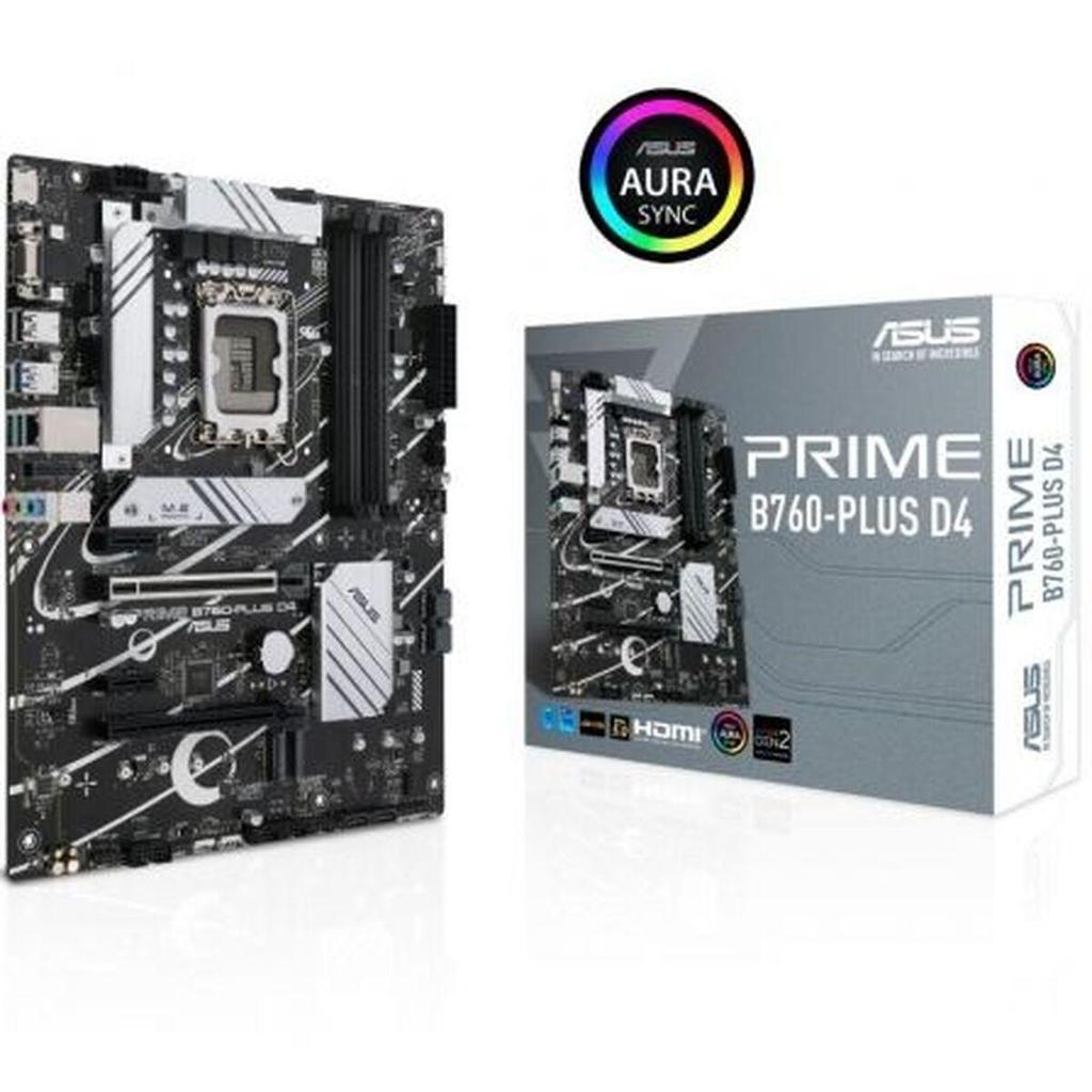 ASUS PRIME B760-PLUS D4 motherboard LGA 1700 DDR4 128GB Black
