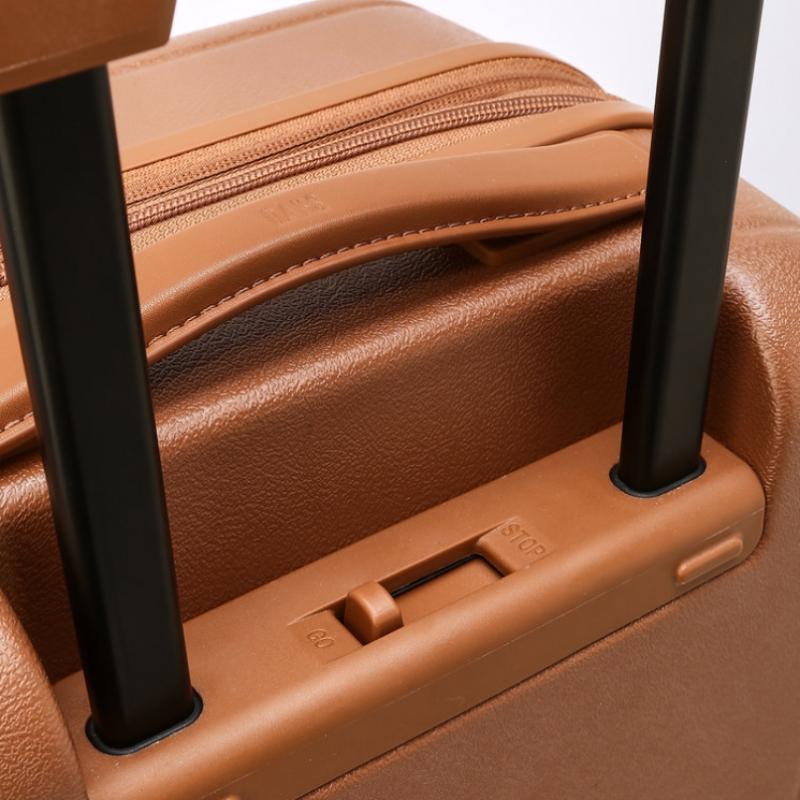 Daks Brown Solid Polycarbonate Hard Carrier 21inch Dbba6e521w2