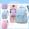 Rainbow Printed Unicorn Childrens Backpack Large Capacity Schoolbag Lightweight
