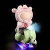 Doll Scooter Toy with Light And Music Cute Mini Motorcycle for La Bubu Accessories Interactive Desktop Decor for Doll Collectors