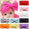 Cute Baby Toddler Solid Candy Color Bowknot Bow Stretch Headband Hair Band Accessory