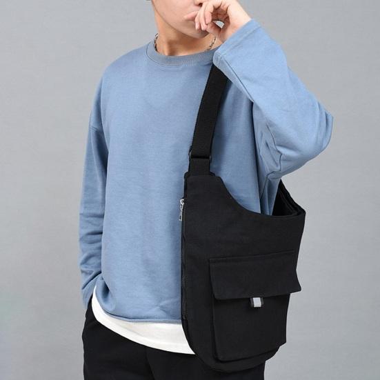 Летняя повседневная сумка-жилет с регулируемыми лямками, однотонный жилет, сумка с карманами и карманами на молнии, уличный рюкзак на плечо