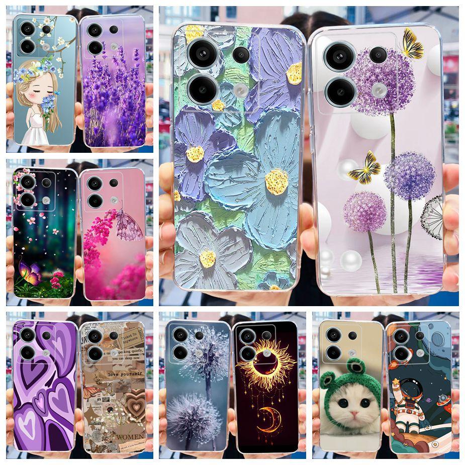 For Xiaomi Poco X6 Pro 5G Case New Fashion Painted Cover Clear Silicone Soft TPU Phone Case For Xiaomi Poco X6 Pro PocoX6 Bumper