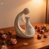 3D-печать Статуя человека и кошки Современная абстрактная Минималистичная Абстрактная фигурка кошки Пластиковая Уникальное украшение для людей и кошек
