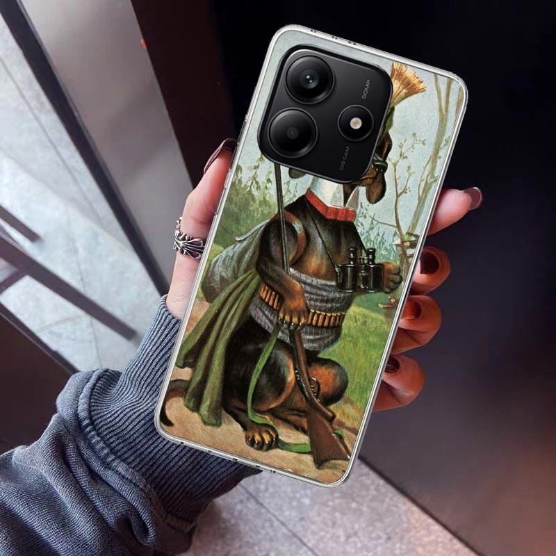 Hunter Dog Hunting Phone Case For Xiaomi Redmi Note 15 14 14S 13 12S 12 Pro Plus 11S 11 10S 10 4G Cover 11E 11T 5G Print Fundas