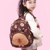 School Capybara Adorable Backpack For Kids Spacious And Lightweight With Breathable Design