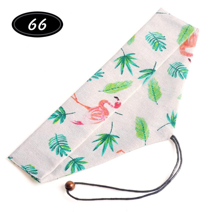Cotton Linen Drawstring Cutlery Pouch Japanese Retro Portable Utensil Holder for Chopstick Spoon Outdoor Picnic