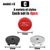 BQYI9 4PCS 60mm Car Styling Wheel Center Hub Caps Rim Cover Badge Emblem For Ford Focus MK2 MK3 Mondeo Escape Kuga Ranger Fusion S-MAX