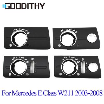 LHD передняя панель автомобиля, переключатель фар, крышка, накладка, замена для Mercedes Benz W211 E Class E320 E350 E550